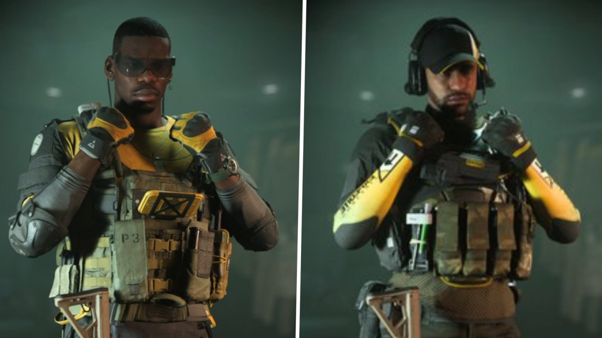 โมเดลเนย์มาร์และปอลปอกบาในเกม Call of Duty